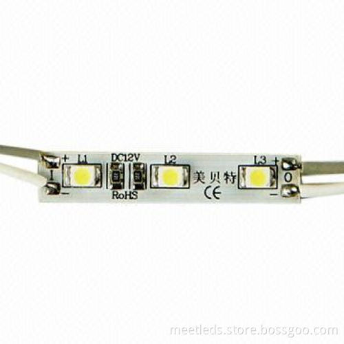 36*7mm 12V 0.24W Three Single Chip SMD3528 Mini LED Module for Mini Channel Letter Signage